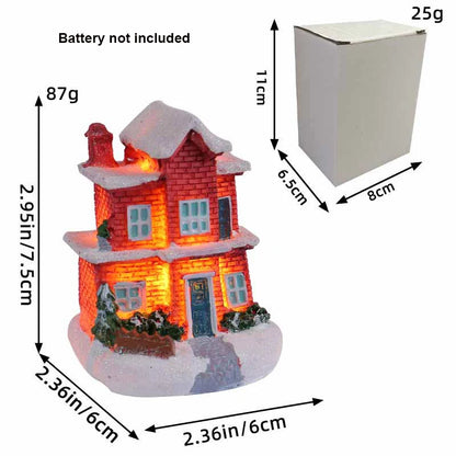 LED Christmas Village House Ornament