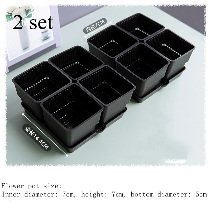 Breathable Mesh Nursery Pots for Succulents & Seedlings