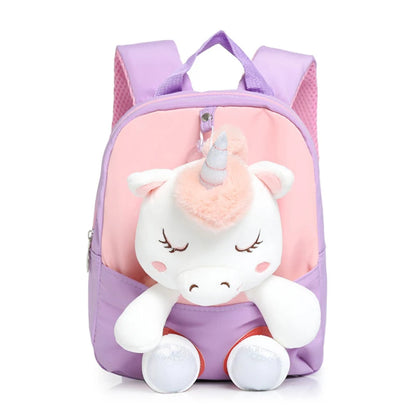 Plush 3D Unicorn Kids Backpack
