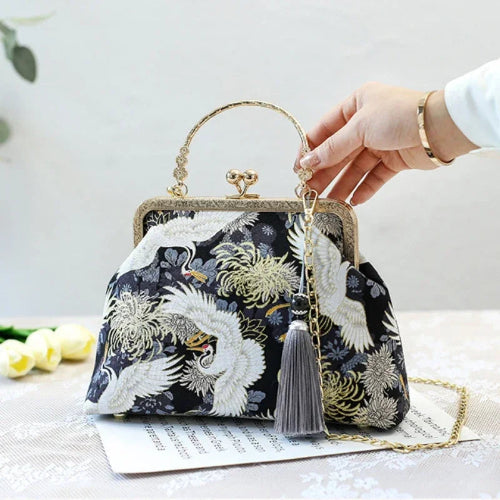 Vintage Embroidery Shoulder Crossbody Bag