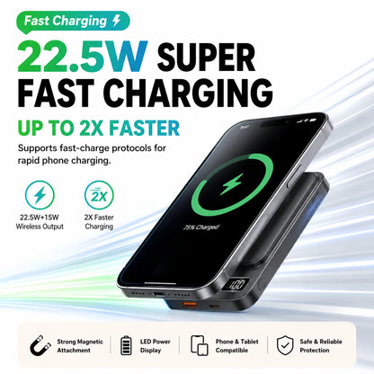 20000mAh Magnetic Wireless Power Bank
