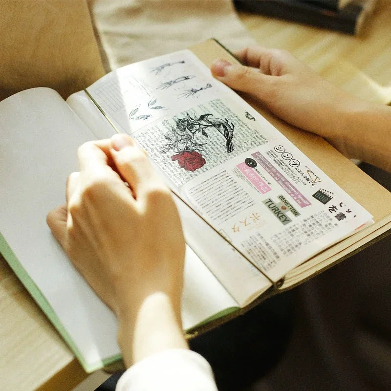 Travel Notebook Sticker Storage Book