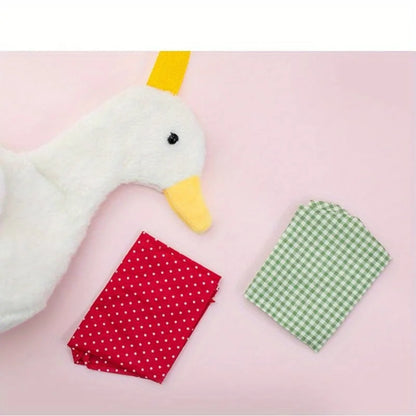 Cute Plush Goose Crossbody Shoulder Bag