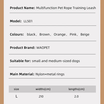 Multifunctional Rope Dog Leash