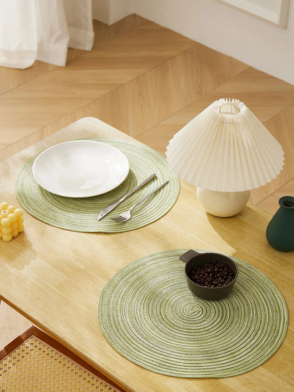 Round Woven Braided Placemats
