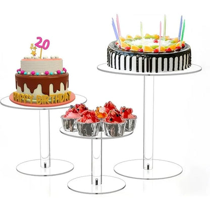 Mini Transparent Acrylic Cake Stand