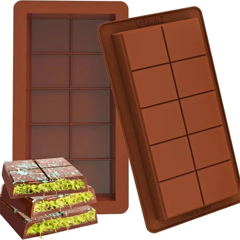 Silicone Break-Apart Chocolate Bar Mold