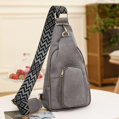 Women’s PU Leather Crossbody Sling Bag