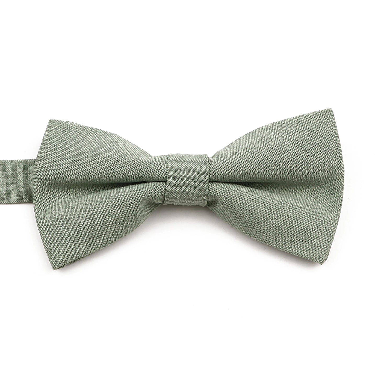 High Quality Mens Solid Color Bowtie Set