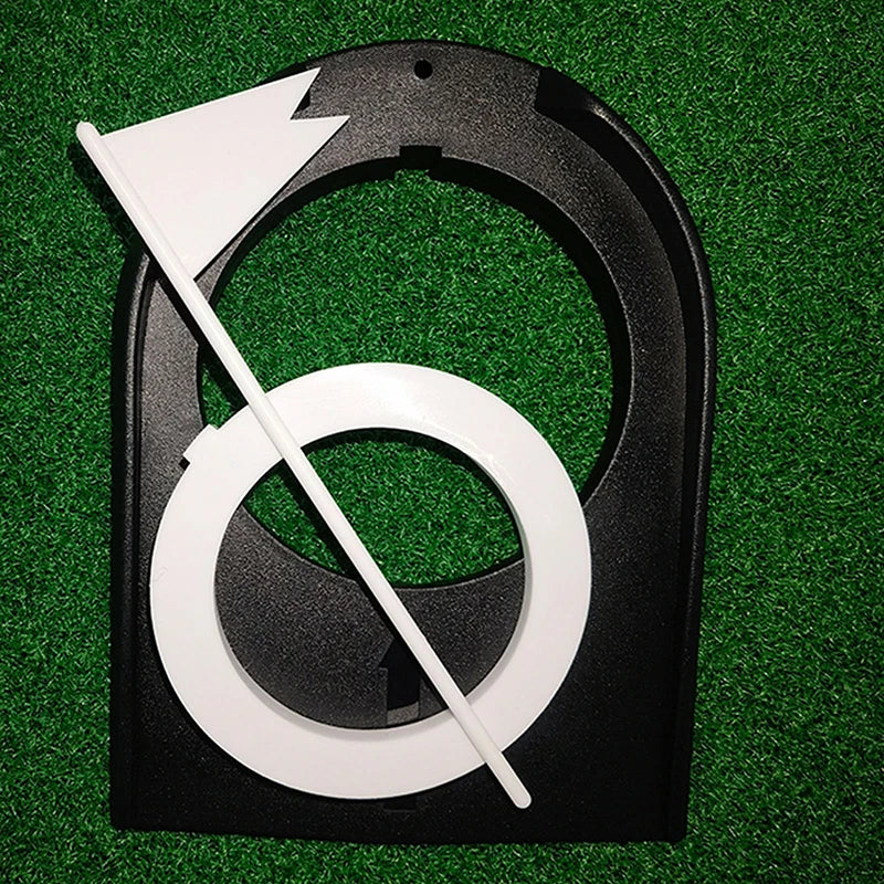 Portable Golf Putting Trainer with Flag Target