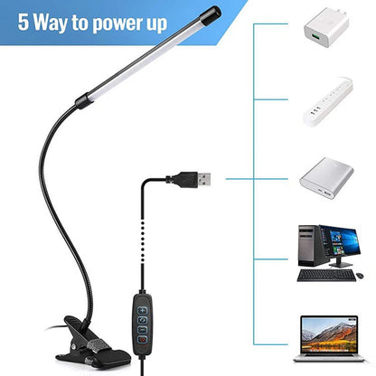 USB LED Clamp Desk Lamp