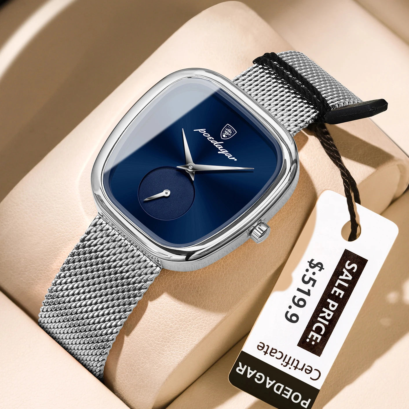 783W Women's Stainless Steel Mesh Quartz Watch