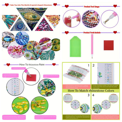 DIY Christmas Diamond Painting Hanging Bag