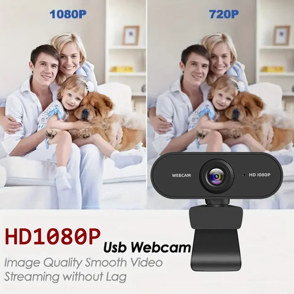 1080P USB Webcam with Microphone