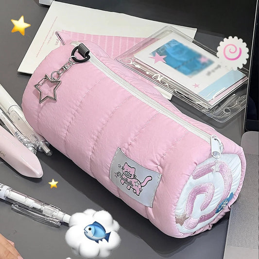 Cute Pink Kawaii Large Capacity Pencil Case