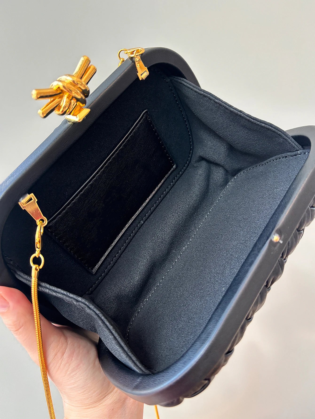 Woven Evening Clutch Shoulder Bag