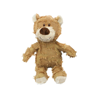 Bear Shape Squeaky Plush Dog Toy