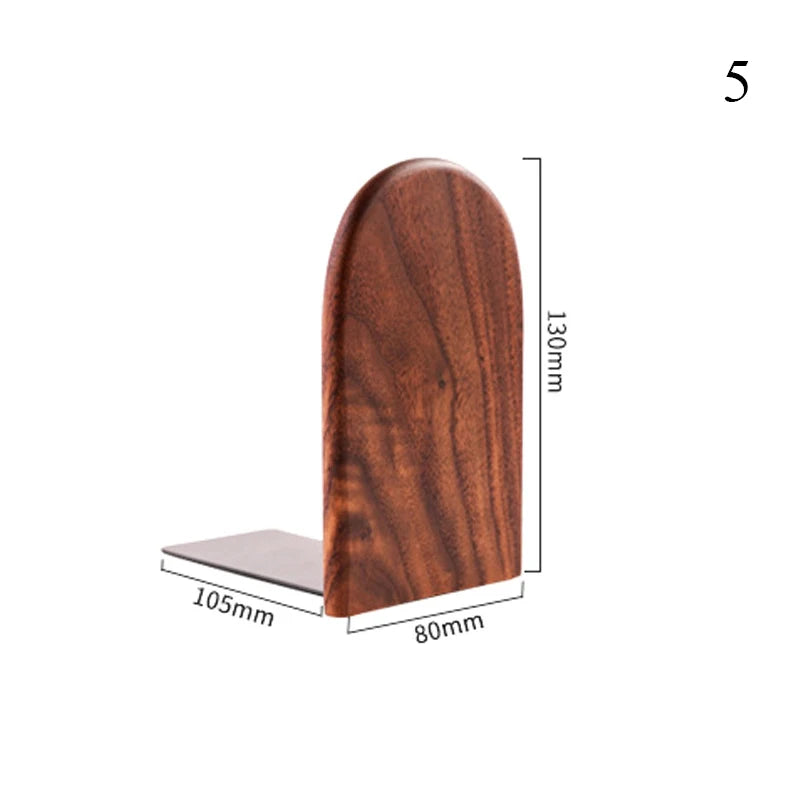 Natural Wooden Bookends