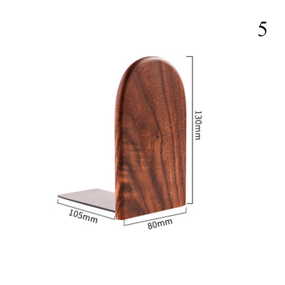 Natural Wooden Bookends