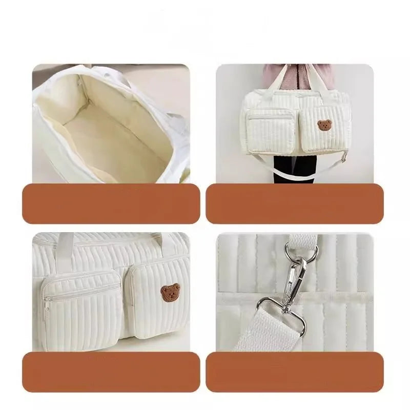 Large Capacity Baby Diaper Tote Bag