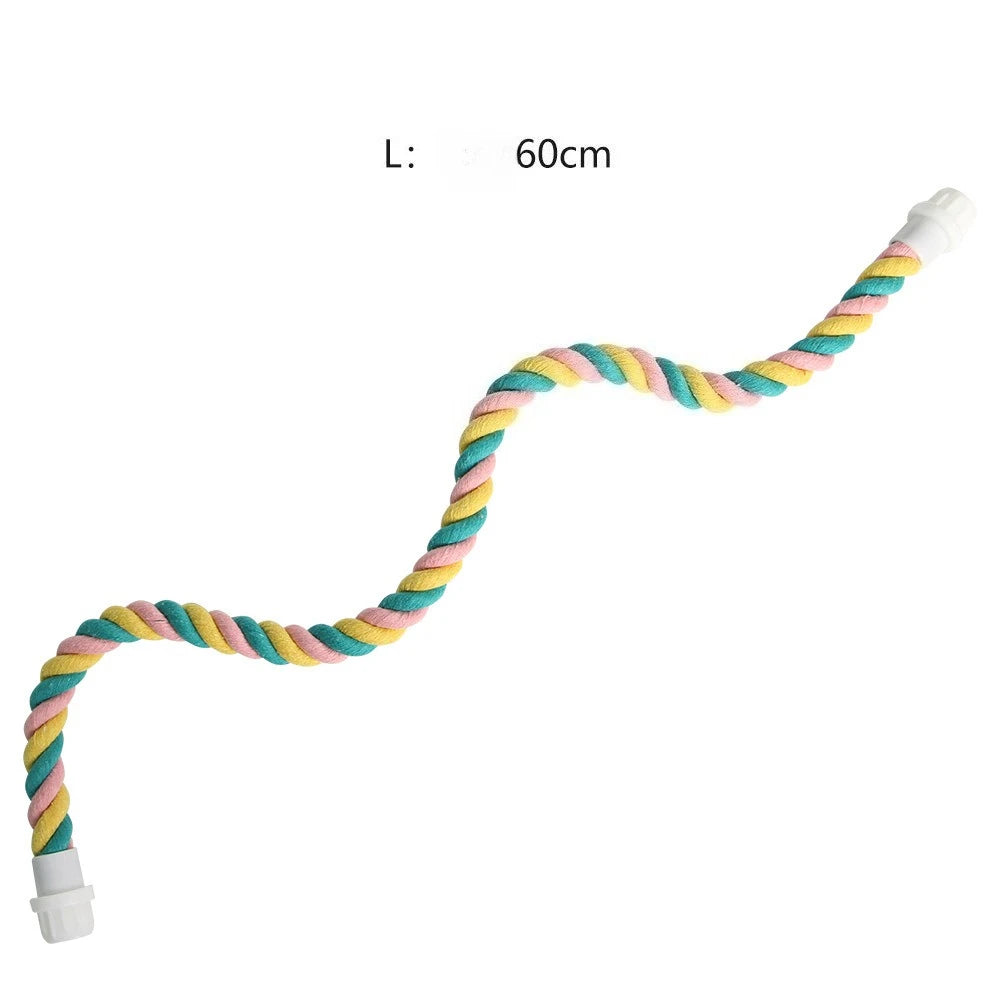 Parrot U-Shaped Cotton Rope Climbing Perch Toy