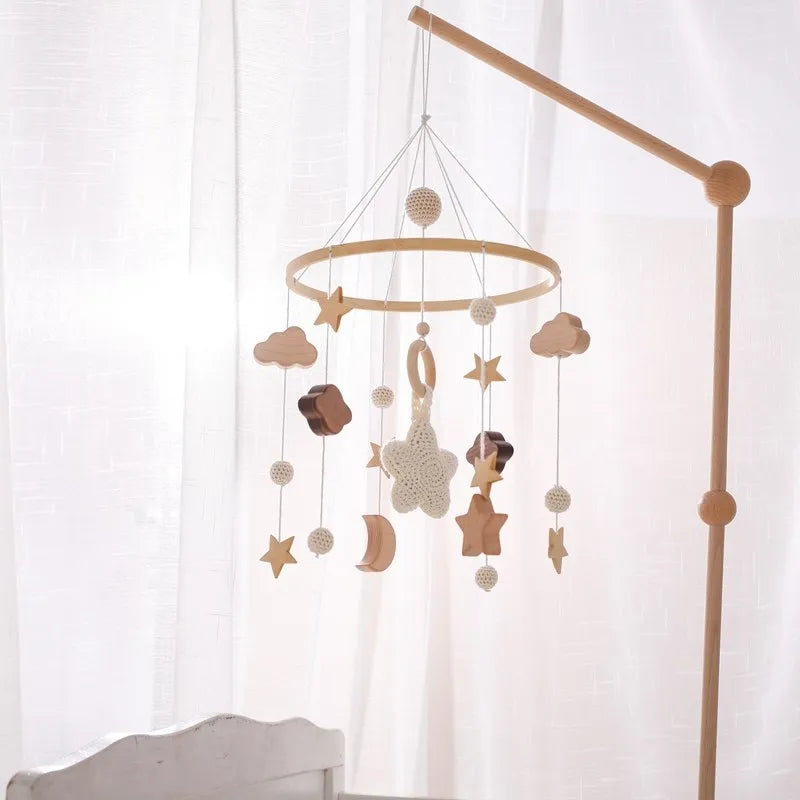 Wooden Baby Crib Mobile