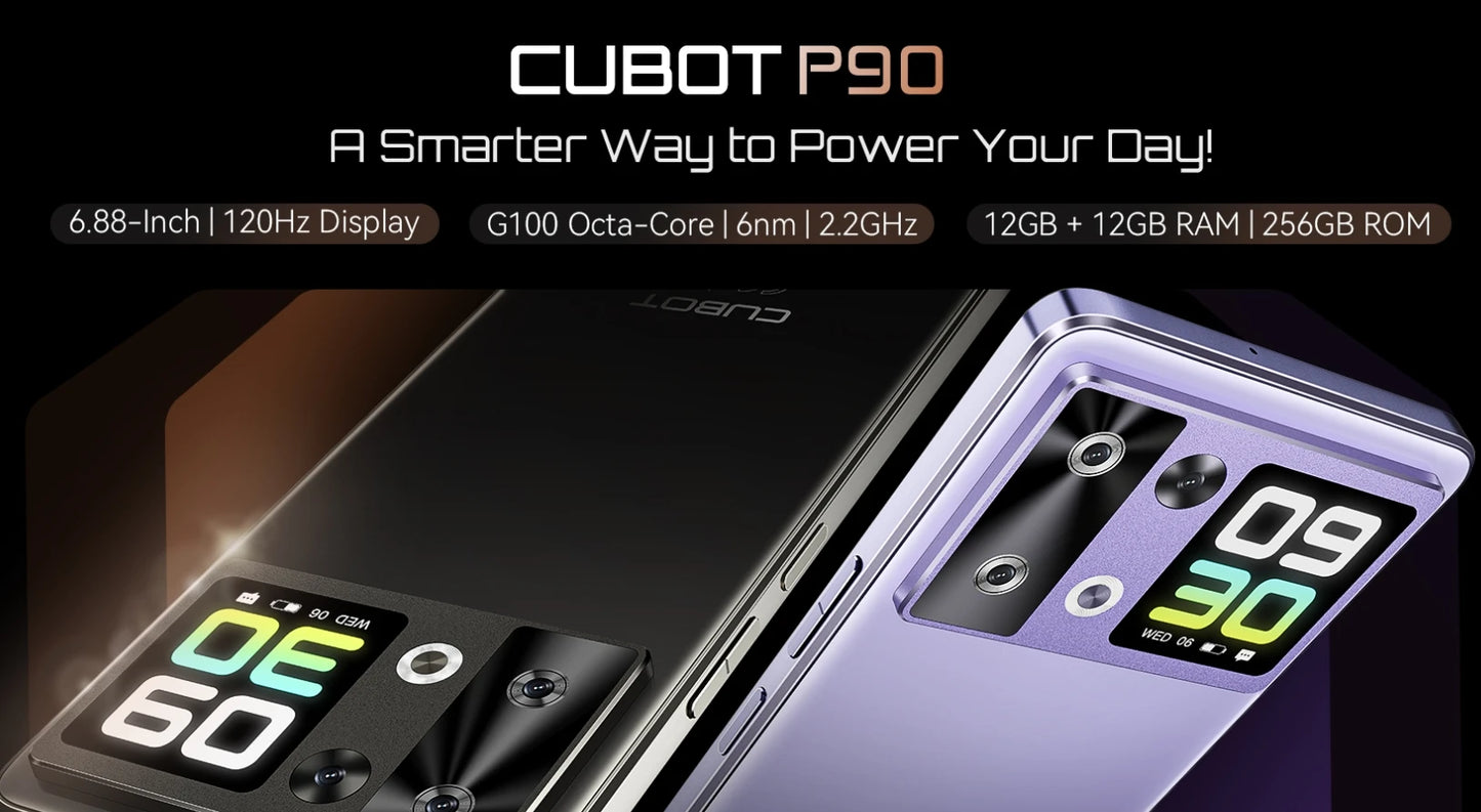 CUBOT P90 Tempered Glass Screen Protector