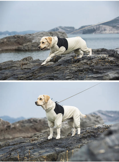 Full Coverage Waterproof Dog Raincoat Jumpsuit