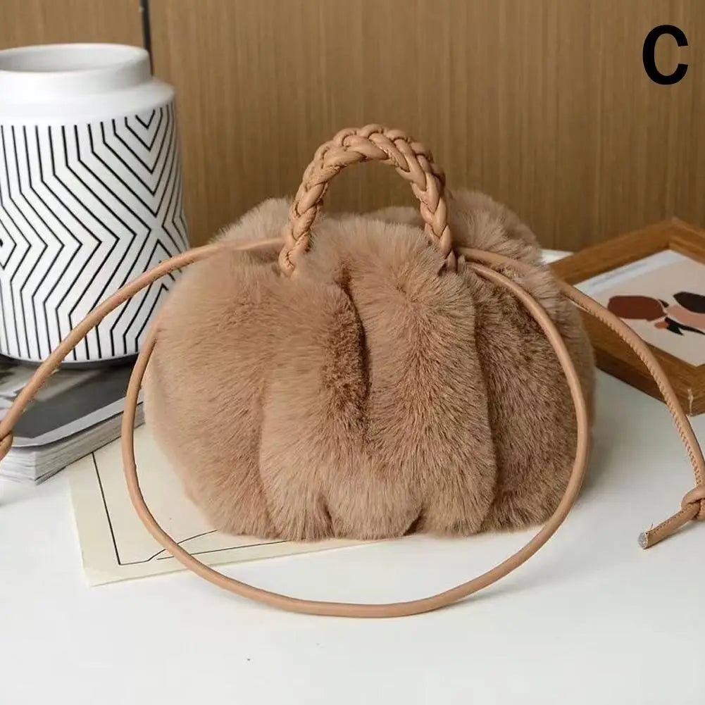Plush Cloud Crossbody Handbag