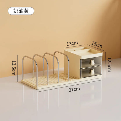 Desktop Book Organizer File Holder Storage Rack