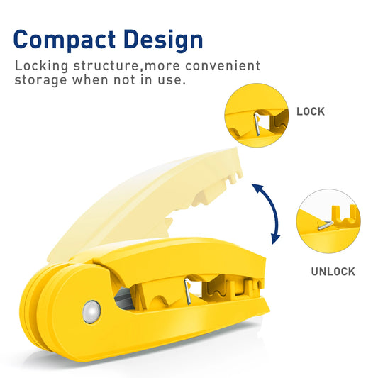 RJ45 Ethernet Cable Stripping & Cutting Tool
