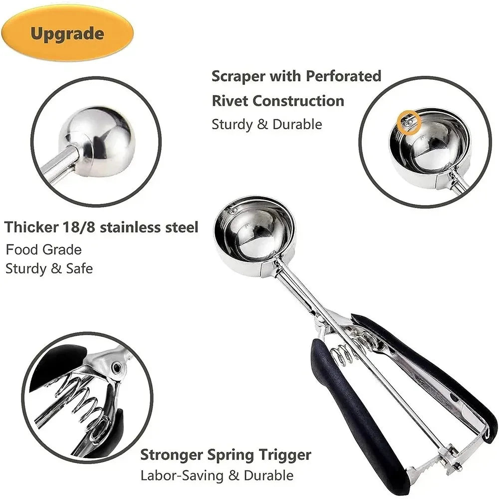Stainless Steel Cookie Dough Scoop