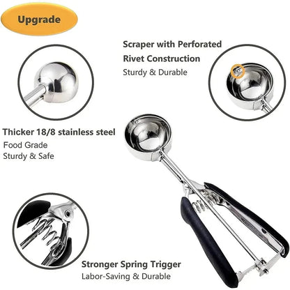 Stainless Steel Cookie Dough Scoop