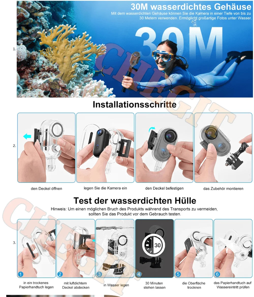 Mini 4K WiFi Action Camera