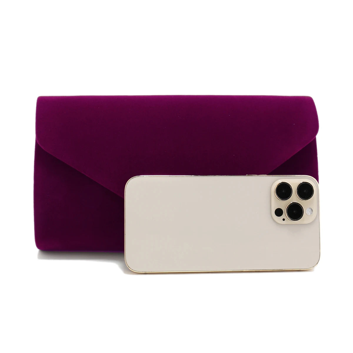 Velvet Envelope Evening Clutch