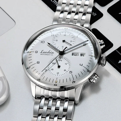 Men's Automatic Mechanical Stainless Steel Business Watch