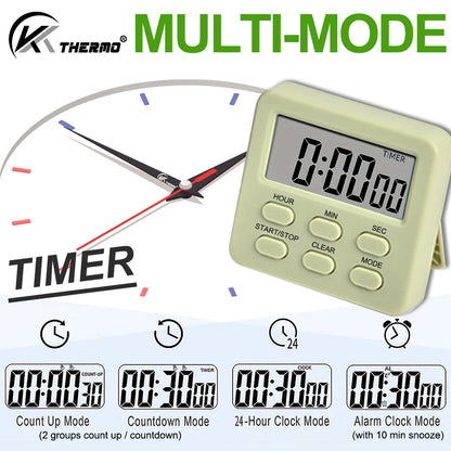KT THERMO Digital Kitchen Timer & Alarm Clock