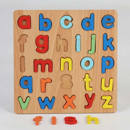 Colorful Alphabet Number Shape Matching Game