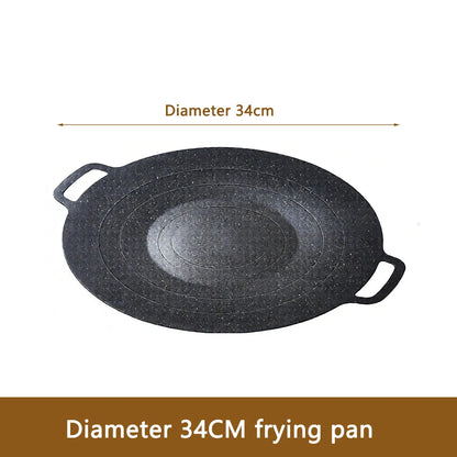 Non-Stick BBQ Grill Pan – Korean Style Barbecue Cooking Plate