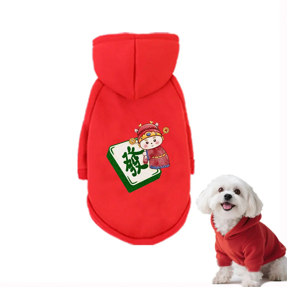 Pet Hooded Sweatshirt for Dogs & Cats