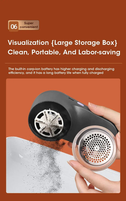 USB Rechargeable Fabric Lint Remover