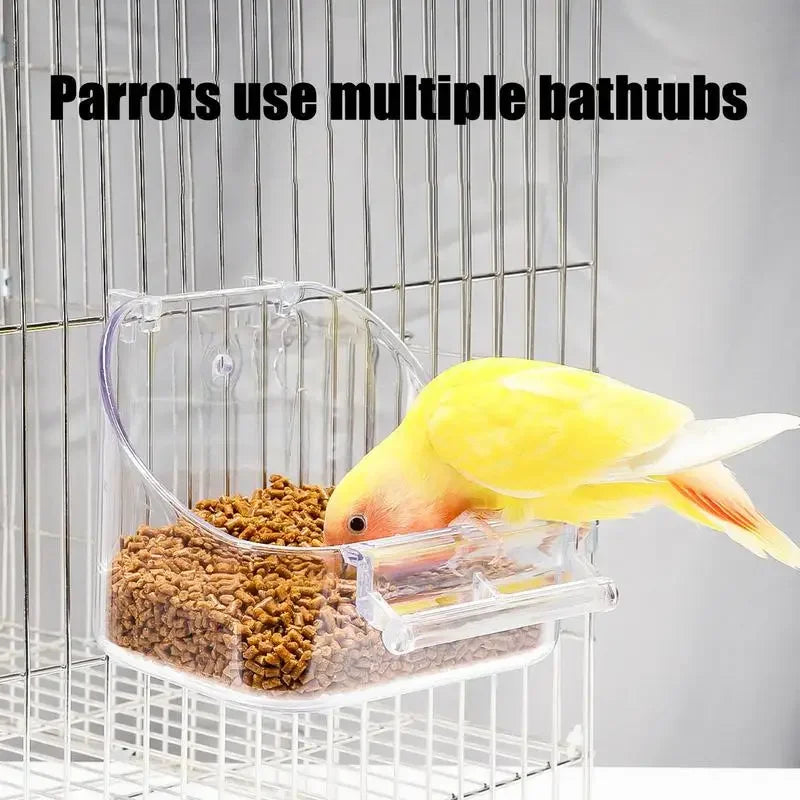 Bird Bath Tub for Cage