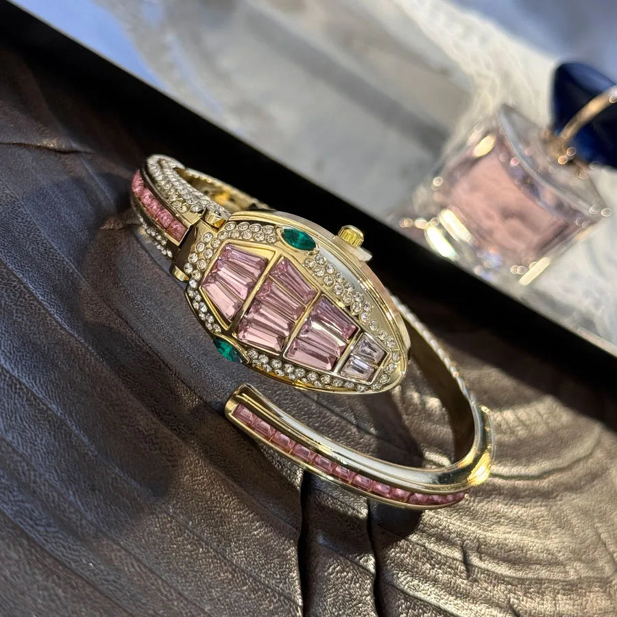 Women's Luxury Snake Bracelet Quartz Fashion Watch