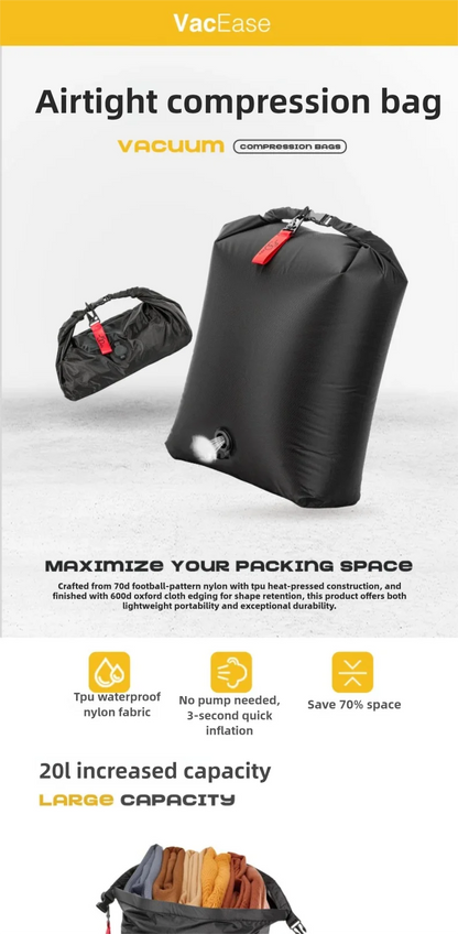 Vacuum Compression Travel Storage Bag
