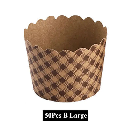 Kraft Paper Baking Cups for Cupcakes