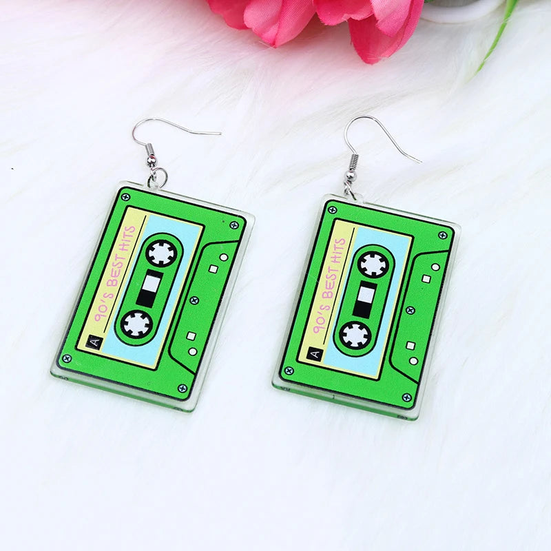 Vintage 90's Tape Earrings