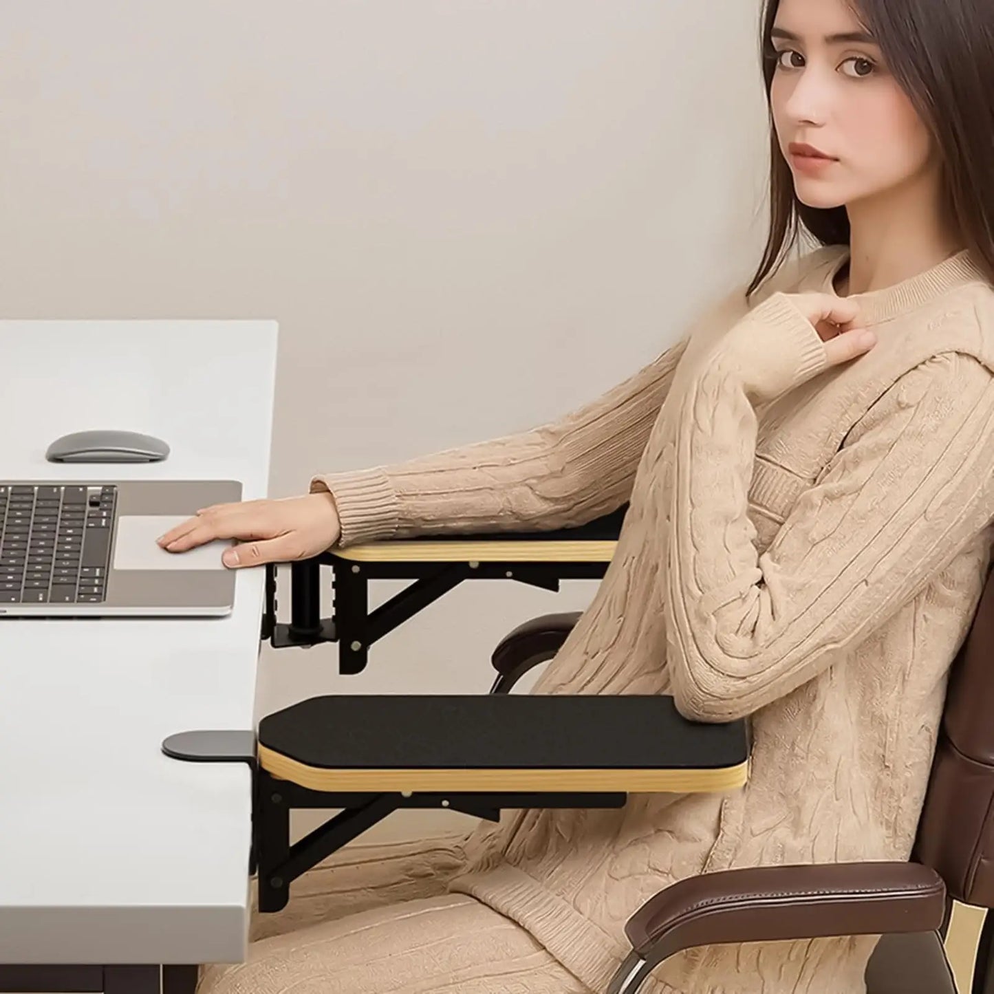 Adjustable Desk Arm Rest Wrist Support Pad