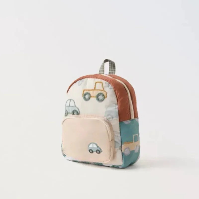 Kids Cartoon Car Backpack for Kindergarten