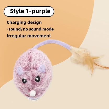 Interactive Moving Mouse Cat Toy