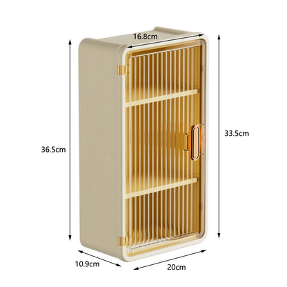Wall-Mounted Waterproof Tissue Holder & Bathroom Storage Shelf